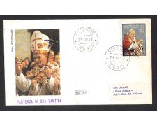 1982 - LOTTO/9956 - ITALIA - PARTENZA DI S.S. GIOVANNI PAOLO II° DA RICCIONE