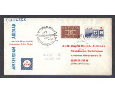 OLANDA - 1963 - LBF/3287 - VOLO INAUGURALE KLM AMSTERDAM/ABIDJAN