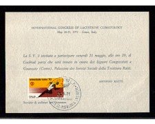 1971 - LBF/3436 - ITALIA - COMO CONGRESSO DI CLIMATOLOGIA LACUSTRE