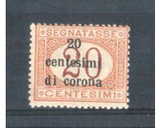 1919 - LOTTO/TTT3N - TRENTO e TRIESTE  - 20c. SU 20c. SEGNATASSE NUOVO