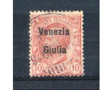 1918/19 - LOTTO/VNG22U - VENEZIA GIULIA - 10c. ROSA USATO