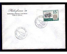 1982 - LOTTO/10137 - ISLANDA - PARTECIPAZIONE A PHILEXFRANCE 82