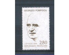 1994 - LOTTO/FRA2864N - FRANCIA  - GEORGES POMPIDOU NUOVO