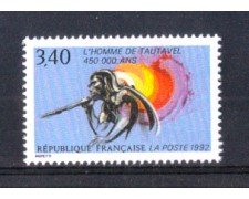 1992 - LOTTO/FRA2754 - FRANCIA - L'UOMO DI TAUTAVEL 1v. NUOVO