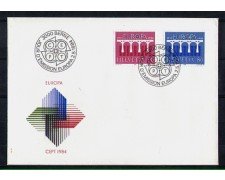 1984 - LOTTO/SVI1200FDC - SVIZZERA - EUROPA - BUSTA FDC