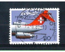 1981 - LOTTO/SVI1125U - SVIZZERA - 1,10Fr. PROPAGANDA  - USATO