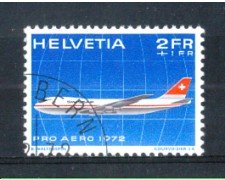 1972 - LOTTO/SVIA47U - SVIZZERA - 2+1 Fr. PRO AEREO - USATO