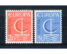 1966 - LOTTO/SVI777CPN - SVIZZERA - EUROPA 2v. - NUOVI