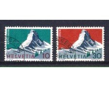 1965 - LOTTO/SVI754CPU - SVIZZERA - MONTE CERVINO 2v. - USATI