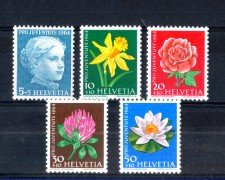 1964 - LOTTO/SVI742CPN - SVIZZERA - PRO JUVENTUTE 5v. - NUOVI