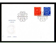 1964 - LOTTO/SVI736FDC - SVIZZERA - EUROPA 2v. - BUSTA FDC