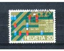 1972 - LOTTO/SVI896U - SVIZZERA - 20c. FERROVIE FEDERALI - USATO