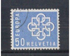 1959 - LOTTO/SVI631U - SVIZZERA - 50c. EUROPA - USATO