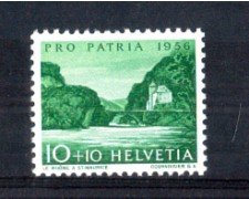 1956 - LOTTO/SVI577N - SVIZZERA - 10+10c. PRO PATRIA - NUOVO