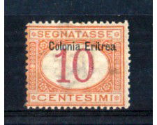 1903 - LOTTO/ERITS2L - ERITREA - 10c. SEGNATASSE - LING.