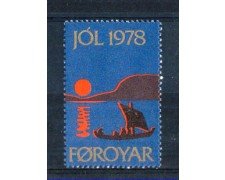 1978 - LOTTO/3292 - FAEROER - CHIUDILETTERA DI NATALE - NUOVO