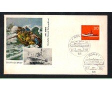 1965 - LOTTO/1639 - GERMANIA - CENTENARIO SERVIZI DI SALVATAGGIO IN MARE - BUSTA