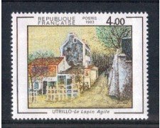 1983 - LOTTO/FRA2297N - FRANCIA - 4 Fr. MAURICE UTRILLO - NUOVO