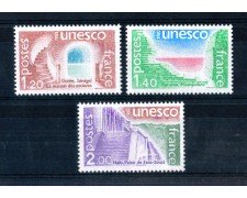 1980 - LOTTO/FRAS62CPN - FRANCIA -  SERVIZIO UNESCO 3v. - NUOVI