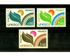 1976 - LOTTO/FRAS52CPN - FRANCIA -  SERVIZIO UNESCO 3v. - NUOVI
