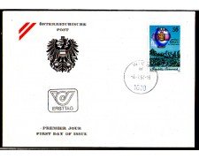 1984 - LOTTO/AUT1614FDC - AUSTRIA - VOLO IN MONGOLFIERA - BUSTA FDC