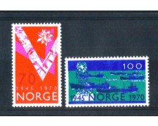 1970 - LOTTO/NORV563CPN - NORVEGIA - ANNIVERSARIO LIBERAZIONE - NUOVI