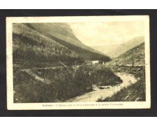 GORIZIA  - 1916 - LOTTO/10480 - L'ISONZO CON LA LINEA FERROVIARIA E LA STRADA PROVINCIALE