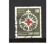 1953 - LOTTO/10498U - GERMANIA FEDERALE - 10p. HENRY DUNANT - USATO