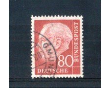 1954 - LOTTO/10505U - GERMANIA FEDERALE - 80p. HEUSS - USATO