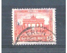 1930 - LOTTO/GER428U - GERMANIA REICH - 15+5p. PORTA BRANDEBURGO - USATO