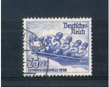 1935 - LOTTO/GER561U - GERMANIA REICH - 25+15p. OLIMPIADI BOB - USATO