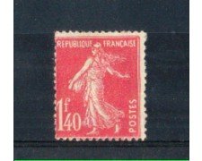 1924 - LOTTO/FRA196L - FRANCIA - 1,40 Fr. ROSA SEMINATRICE - LINGUELLATO