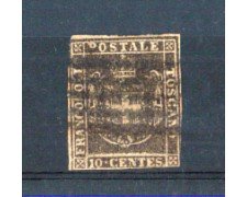 TOSCANA - 1860 - LOTTO/10638 - 10 CENT. BRUNO - USATO