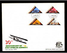 1976 - LOTTO/10672 - UGANDA/KENIA/TANZANIA - 30° EAST AFRICAN AIRWAIS - BUSTA