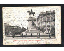 MILANO - 1902 - LBF/1235 - LARGO CAIROLI - VIAGGIATA PER LA SVIZZERA