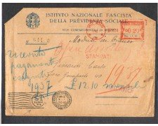 MILANO - 1937 - LOTTO/10736 - BUSTA CON AFFRANCATURA MECCANICA  TASSATA
