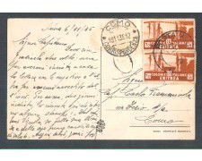 1935 - LOTTO/1386 - ERITREA - 15 CENT. PITTORICA SU CARTOLINA