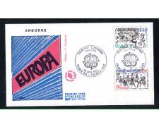 1981 - LOTTO/1470 - ANDORRA FRANCESE - EUROPA - BUSTA FDC