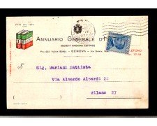1922 - LOTTO/10813 - REGNO - ANNUARIO GENERALE D'ITALIA - CARTOLINA
