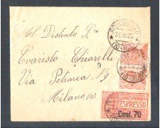 RONCOBELLO - 1925 - LOTTO/10870 - BUSTA ESPRESSO DA RONCOBELLO A MILANO