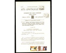 1981 - LOTTO/10983 - VATICANO - CONGRESSO EUCARISTICO ACTA APOSTOLICAE