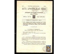 1979 - LOTTO/10989 - VATICANO - ANNO DEL FANCIULLO - ACTA APOSTOLICAE