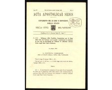 1983 - LOTTO/10995 - VATICANO - ARTE IN AMERICA  FOGLIETTO - ACTA APOSTOLICAE
