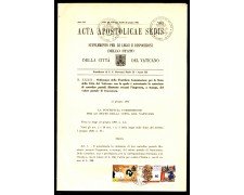 1981 - LOTTO/11000 - VATICANO - GIOVANNI PAOLO II CARTOLINE POSTALI - ACTA APOSTOLICAE