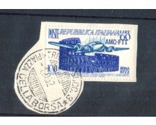 1952 - LOTTO/11053 - TRIESTE A - DIRITTO AERONAUTICO - USATO