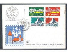 1965 - LOTTO/11132 - SVIZZERA - GIORNATA DEL FRANCOBOLLO - BUSTA