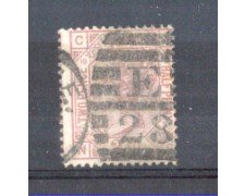 1875 - LOTTO/11195 - GRAN BRETAGNA - 2,5p. ROSA  TAVOLA 10 - USATO