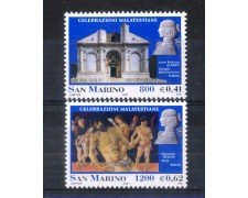 2001 - LOTTO/11218 - SAN MARINO - CELEBRAZIONI MALATESTIANE 2v. - NUOVI