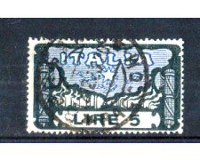 1923 - LOTTO/11300 - REGNO - 5 LIRE MARCIA SU ROMA - USATO
