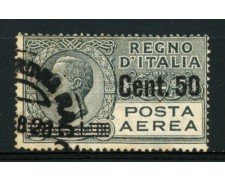 1927 - LOTTO/11527 - REGNO - POSTA AEREA 50c. su 60c. GRIGIO - USATO